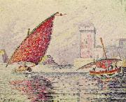 Paul Signac Fort Saint-Jean, Marseilles France oil painting artist
